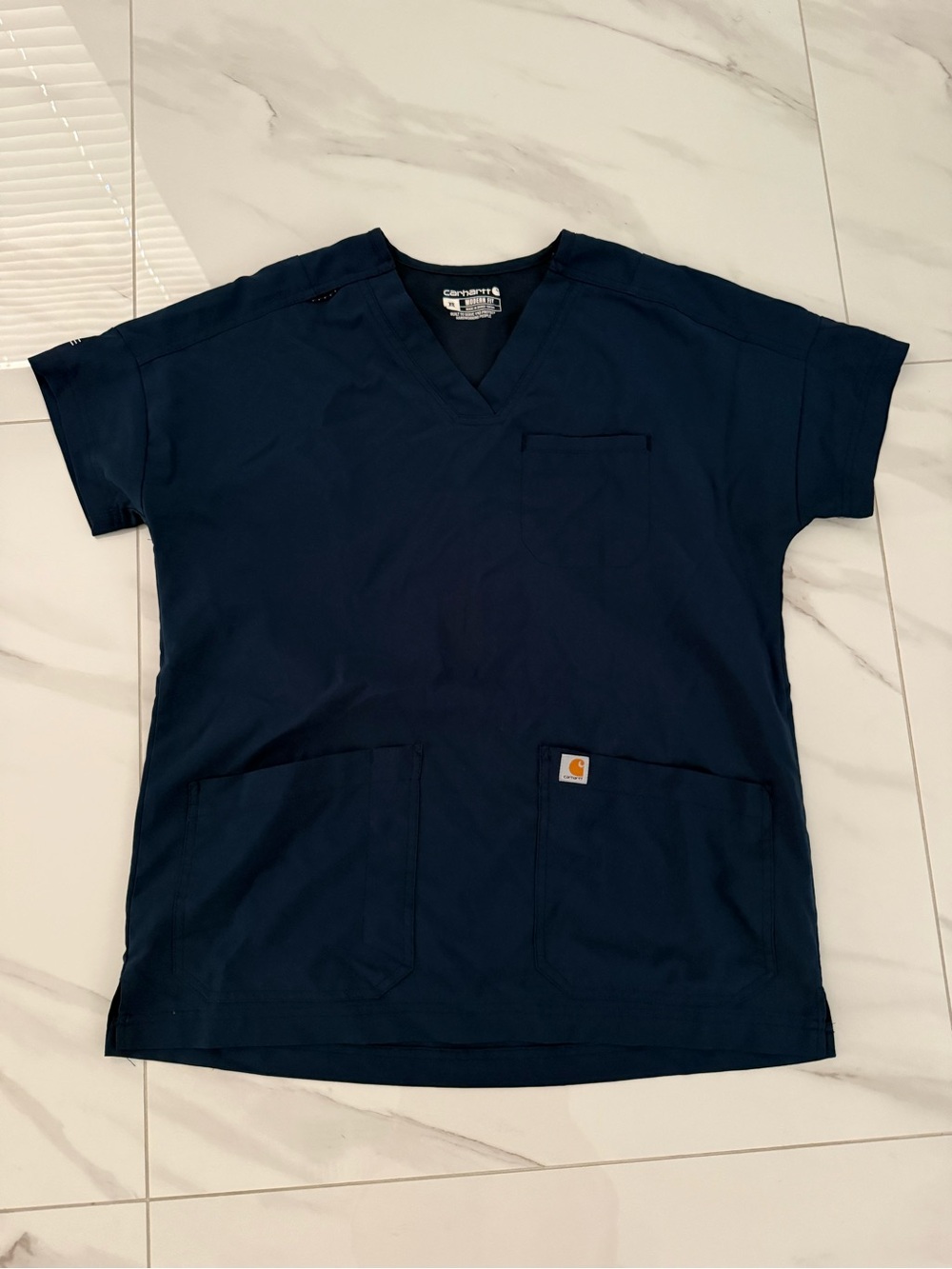 Carhartt Navy Short Sleeve Scrub set